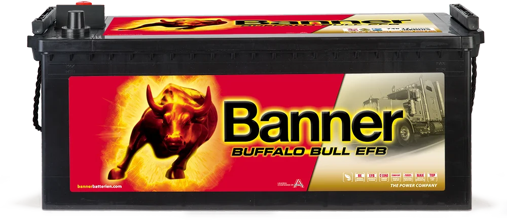 12V 240Ah 1200A Banner Buffalo Bull EFB 74017 LKW Batterie