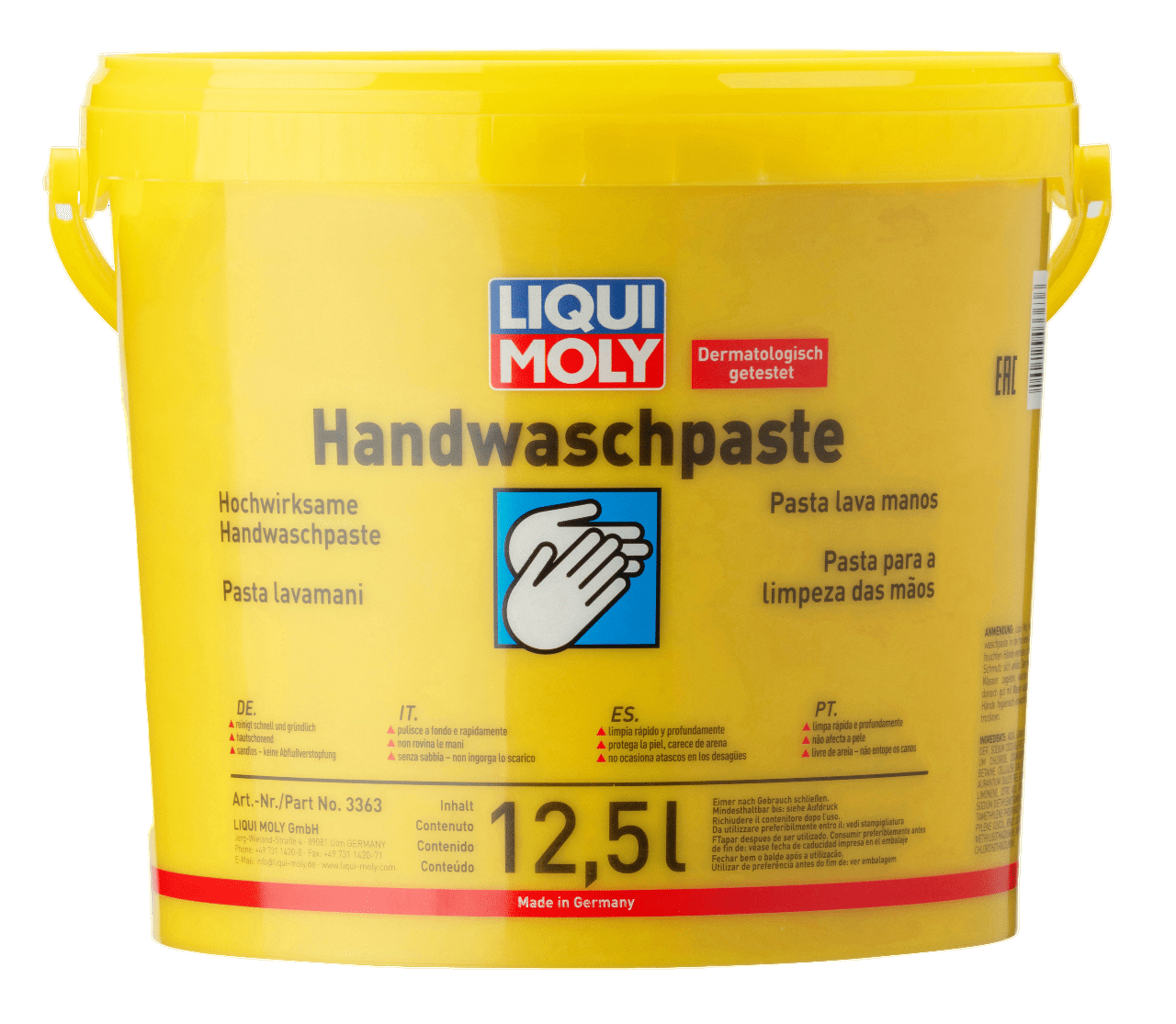 Liqui Moly 3363 Handwaschpaste 12,5 Liter Eimer