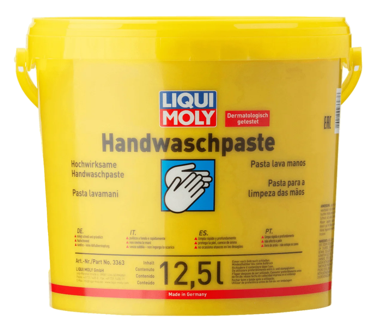 Liqui Moly 3363 Handwaschpaste 12,5 Liter Eimer