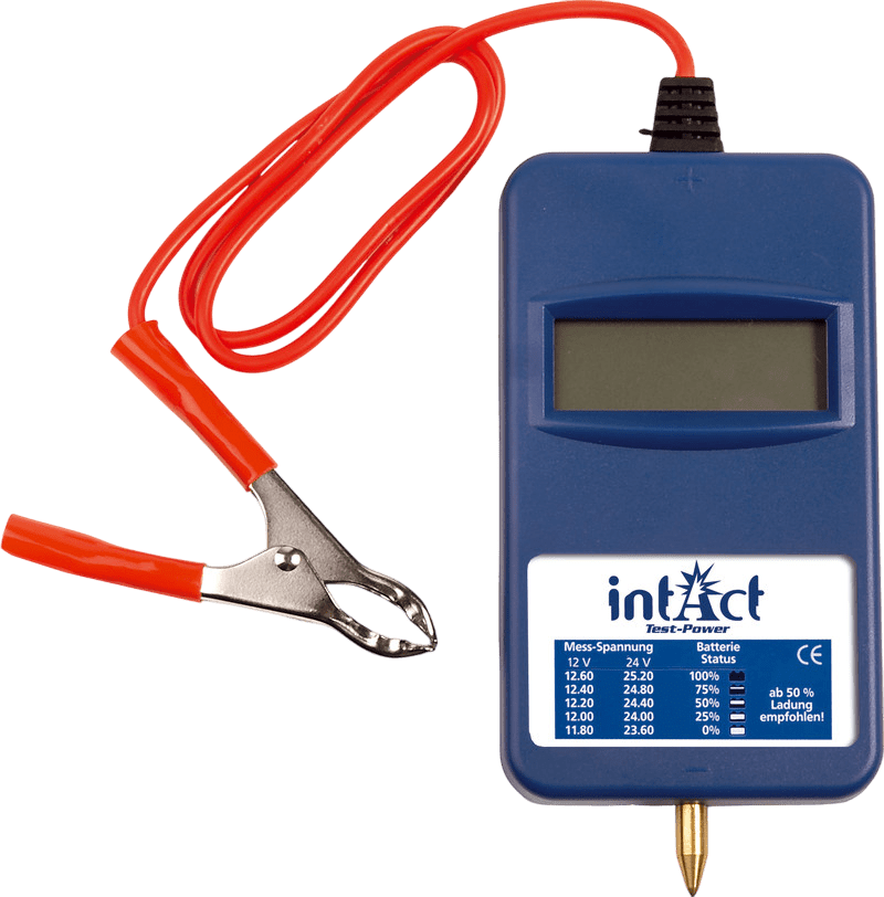 IntAct digital Voltmeter Test-Power OCV 1224V Batterietester