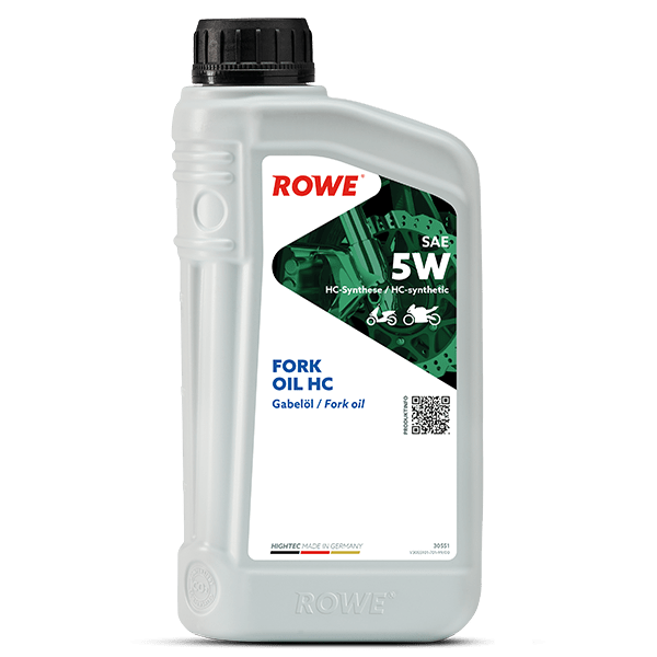30551-0010-99-ROWE HIGHTEC FORK OIL 5W HC Hochleistungs-Gabelöl 1 Liter