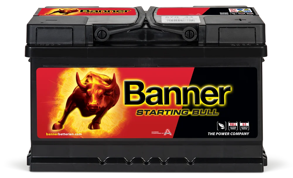 12V 70Ah 640A Banner Starting Bull 57044 Starterbatterie