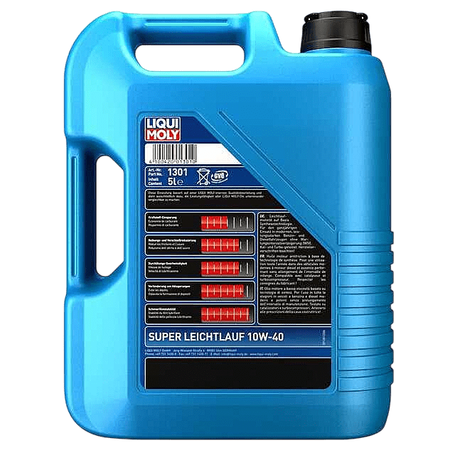 Liqui Moly 1301 Super Leichtlauf 10W-40 Motorenöl 5 Liter