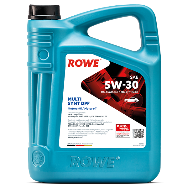 ROWE HIGHTEC MULTI SYNT DPF SAE 5W-30 Motorenöl 5 Liter