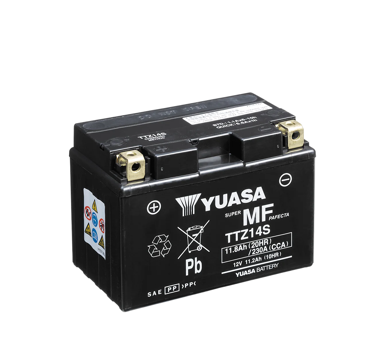 12V 11,2Ah 230A Yuasa TTZ14S / TTZ14S-BS AGM Motorradbatterie