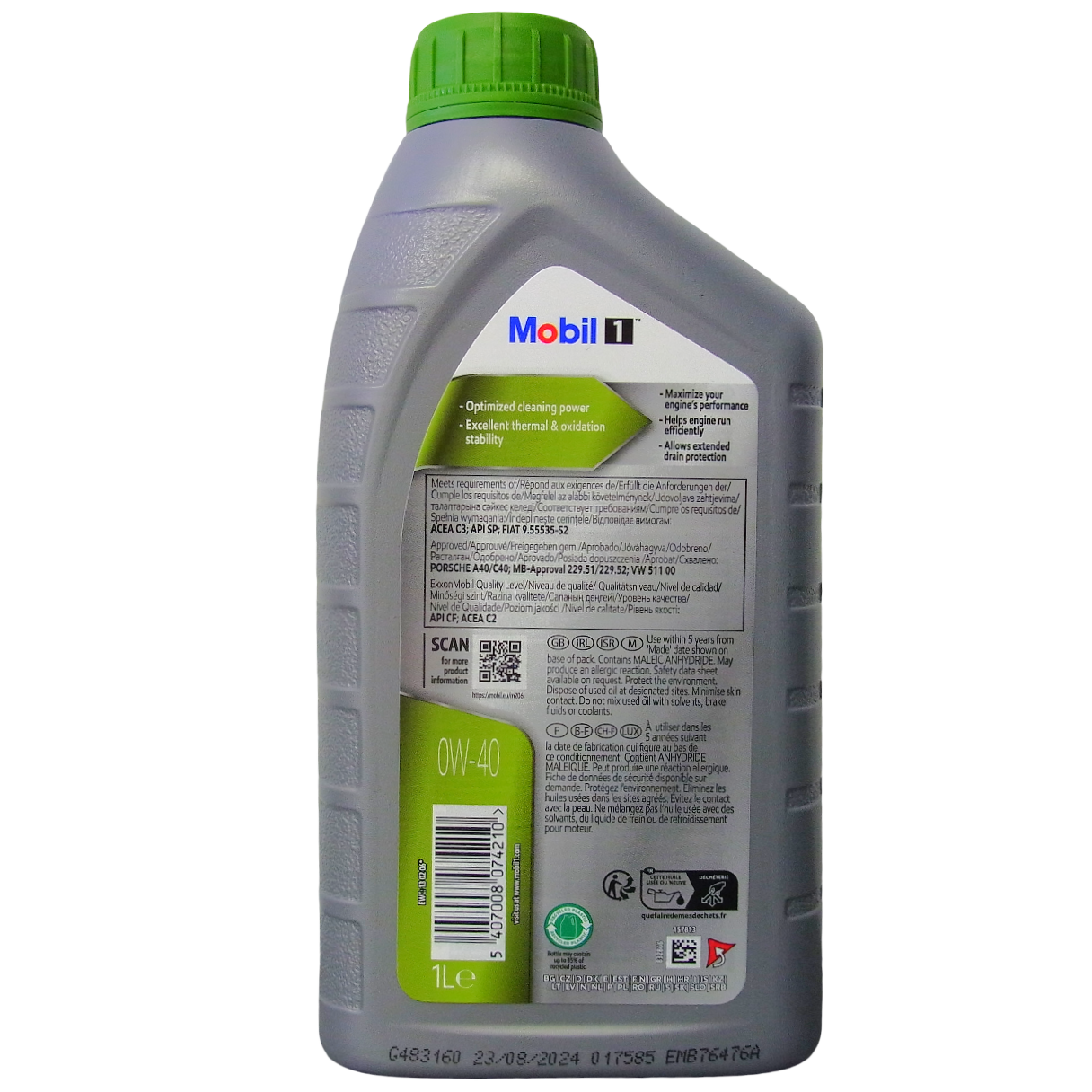 Mobil 1™ ESP X4 SAE 0W-40 Motorenöl 1 Liter