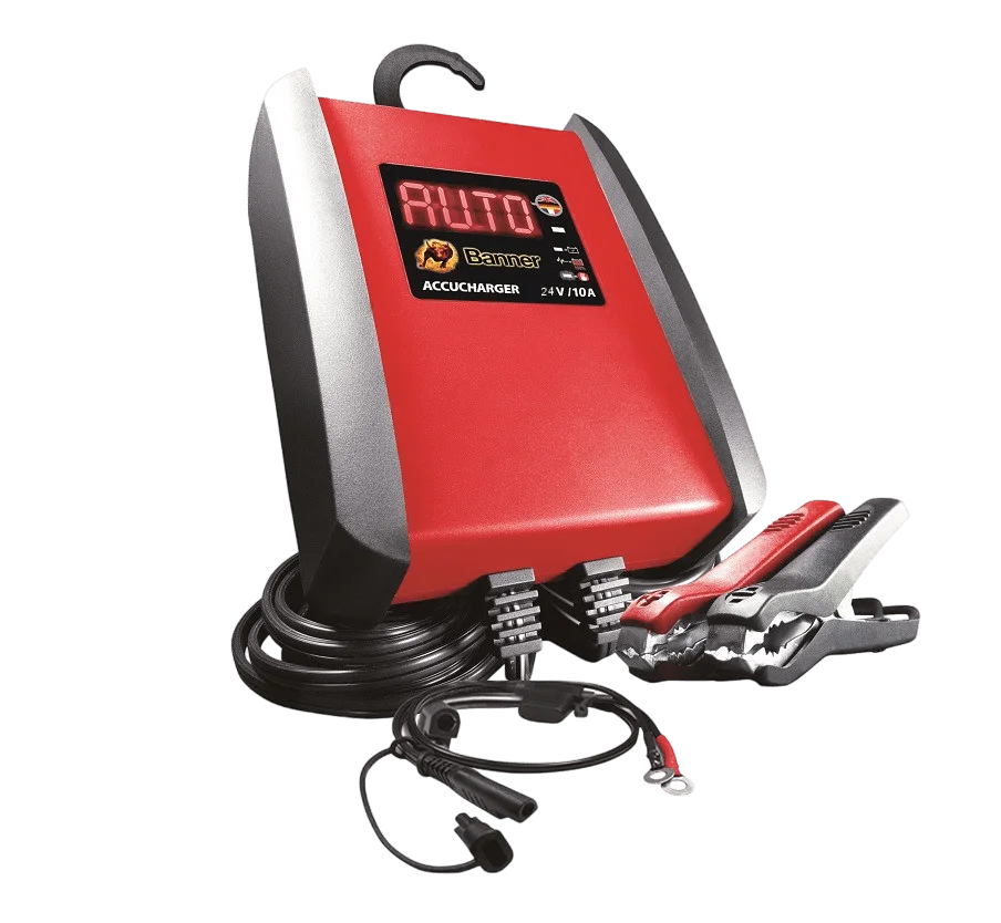 1240000124 Banner Accucharger 10A Vollautomatisches 24V Ladegerät