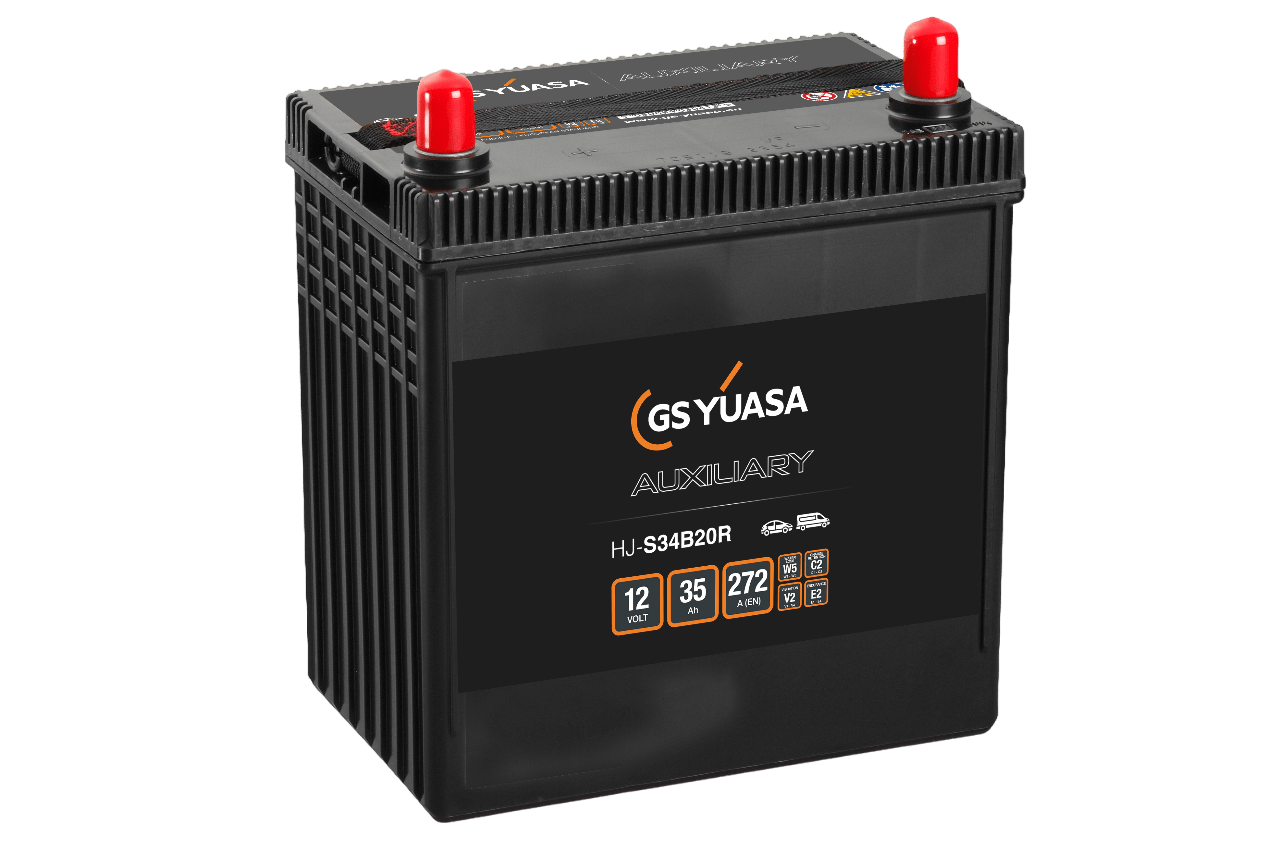 Yuasa HJ-S34B20R GS Yuasa Auxiliary AGM Batterie