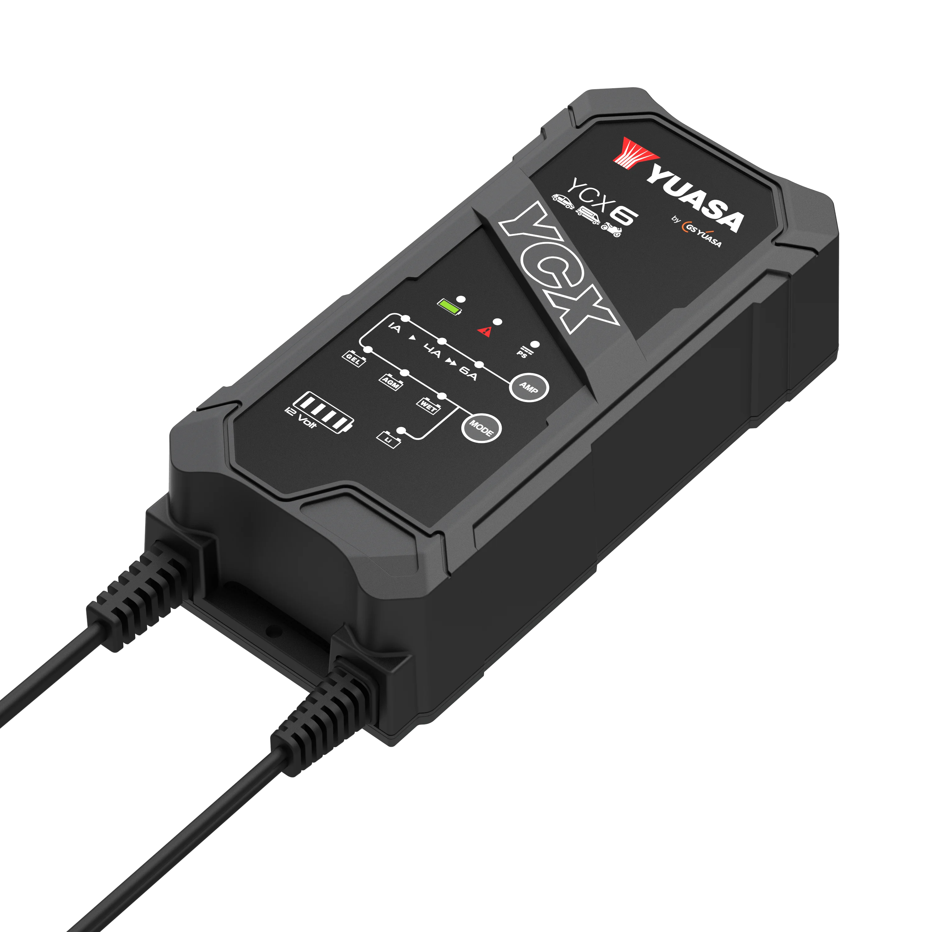 Yuasa YCX6 intelligentes Ladegerät 12V 6A auch für Lithiumbatterien