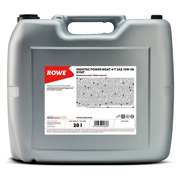 ROWE HIGHTEC POWER BOAT 4-T SAE 15W-50 SYNT 4-Takt Motorenöl 20 Liter