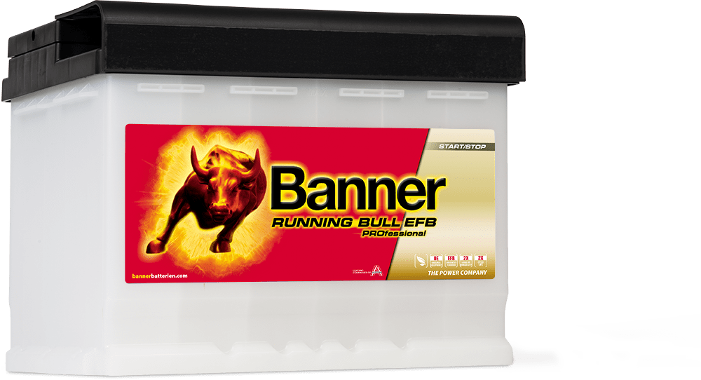 12V 65Ah 640A Banner Running Bull EFB PRO 56511 Starterbatterie