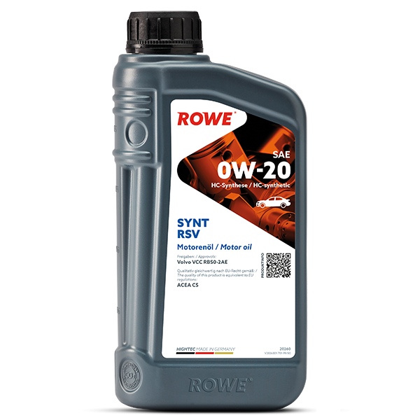 ROWE HIGHTEC SYNT RSV SAE 0W-20 Motorenöl 1 Liter