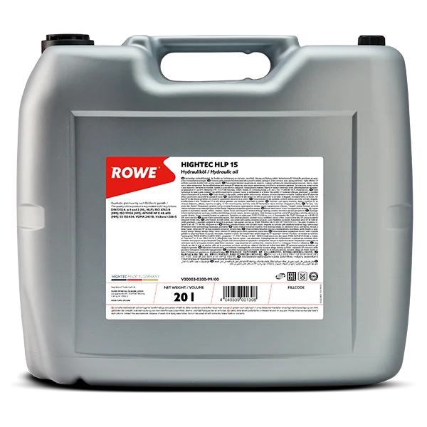 ROWE HIGHTEC HLP 15 Hydrauliköl ISO VG 15 nach DIN 51524 20 Liter