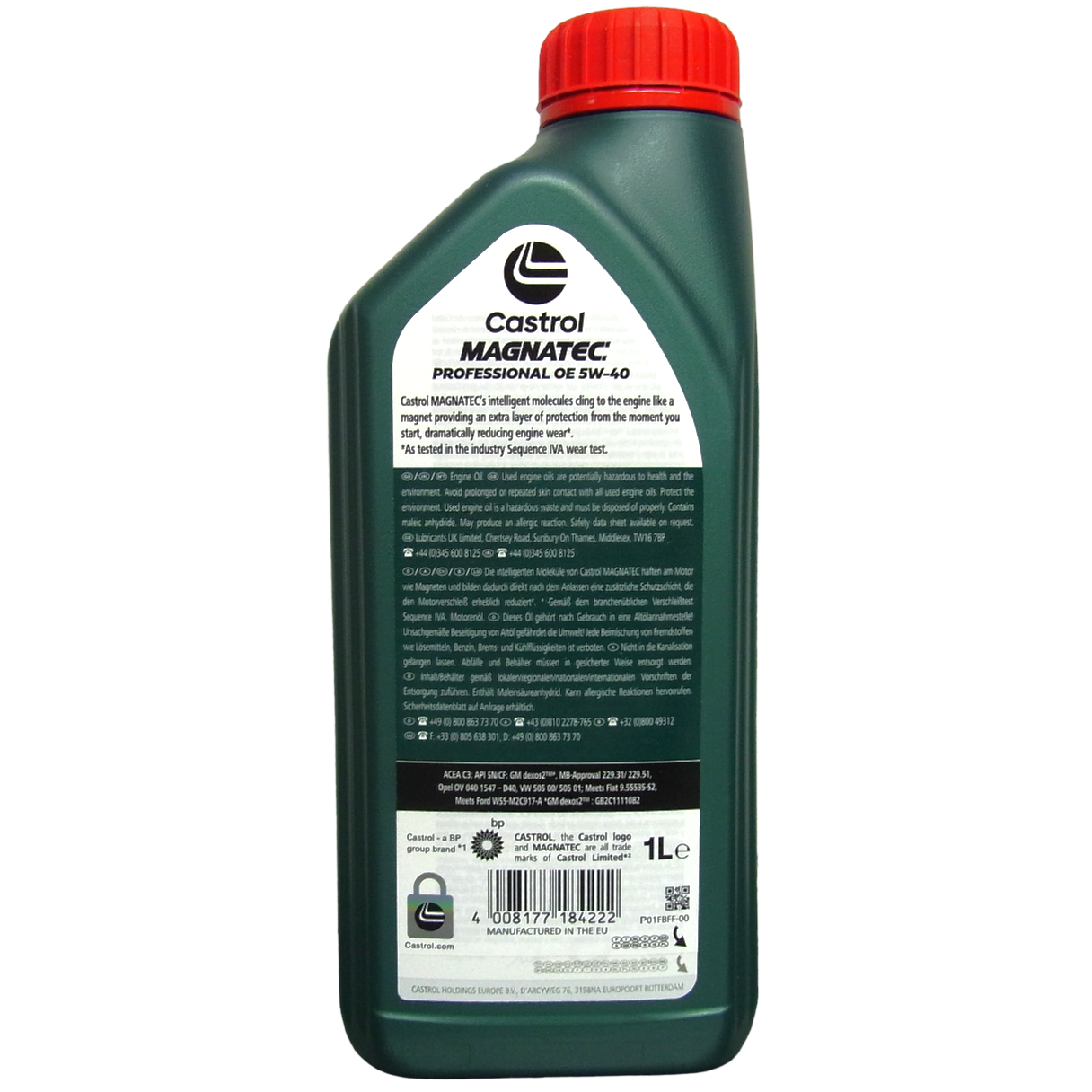 Castrol Magnatec Professional OE 5W-40 Motorenöl 1 Liter