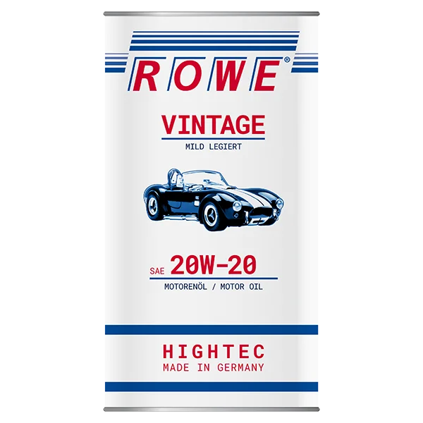 ROWE HIGHTEC VINTAGE SAE 20W-20 MILD LEGIERT Motorenöl für Oldtimer 5 Liter
