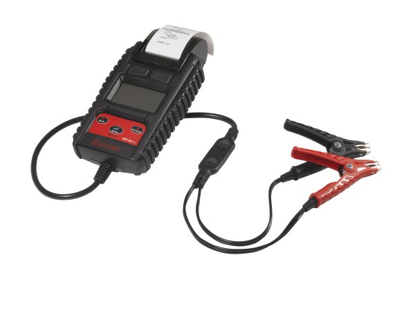 D-PBAT Portabler Batterietester inkl. Ladezangen und integrierten Drucker