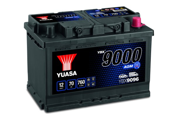 Batterie 70A 620A H190cm